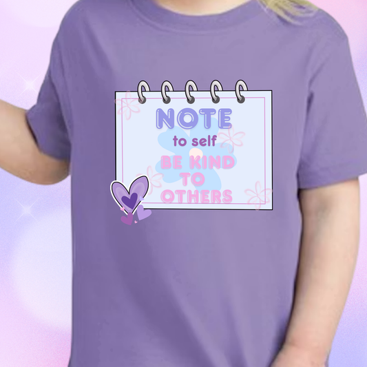 Note to self be kind